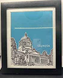 Olympia Capitol Framed Print