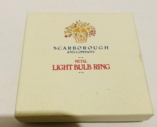 Scarborough & Co. Light Bulb Ring