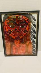 Mike Krise Framed Potrait Native Print