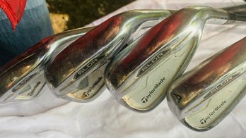 First Ever Olimar Woods Incl Two Persimmon  Taylor Made Graphite  Irons.