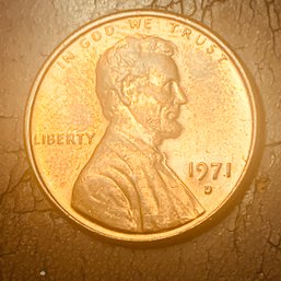 1971-D Lincoln Penny Coin