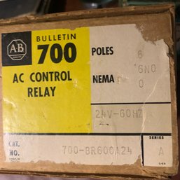 Allen Bradley Bulletin A C Control Relay New In Box