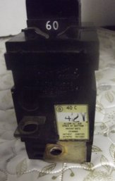 Bulldog Pushomatic 2 Pole 60a Circuit Breaker NOT A MISPRINT