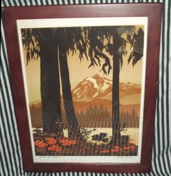 Signed NW Artist Walton Butts Print 'from The Forest'
