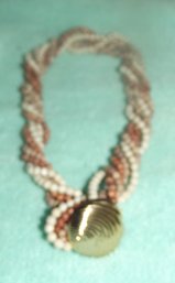 Multi Strand Coral Appearance Necklace Definately Wearable Purchase Asia 1960's