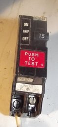 GE THOL1115GF 15A Ground Fault Breaker