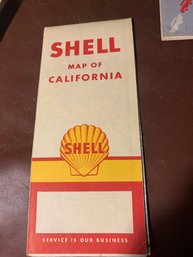 Shell Version Of A Beautiful California Map