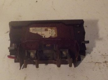 Vintage Square D 4 Circuit Breaker Unmarked