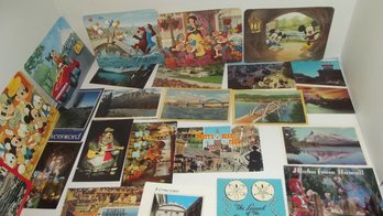 Great Collection Of Postcard Incl. Colorful Disney Ones