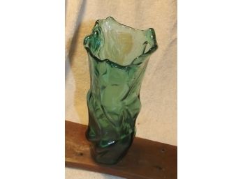 Blenko Flower Vase Unusual Slender Shape At Least 62 Years Old