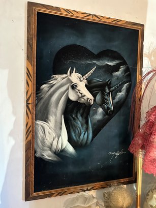 Velvet Unicorn Painting