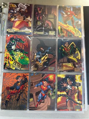 Marvel DC Villain Cards 1990s Album Full