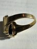 Vintage Mens 10k Ring With Small Diamond