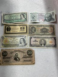 Currency Lot 1800s 1900s Banknotes Confederate States