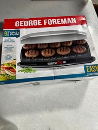 George Foreman Grill For 9 Extra Large New