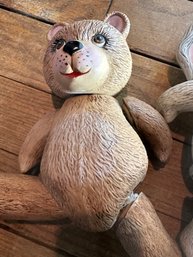 Ceramic Articulated Bear Dolls