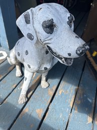 Life Size Cast Resin Dalmatian Dog