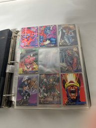 Binder Of Marvel Trading Cards 1990s Masterpieces