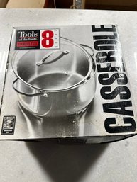 8 Quart Stainless Steel Casserole