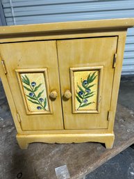 Small Decorative Cabinet Painted Tiles