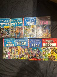 Lot Of 8 Horror Comics Crypt Vault Horror