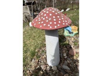 Concrete Mushroom Lawn Ornament