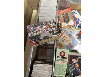 Massive  Box Lot Of Baseball Cards New Used Basketball Jordan