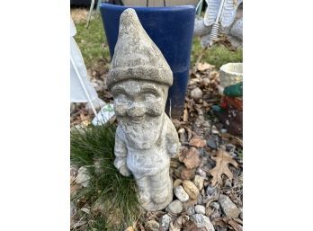 Beautiful Weathered Garden Gnome Concrete