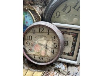 Lot Of Wall Clocks