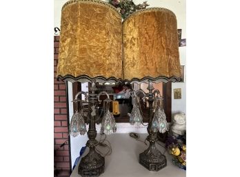 Hollywood Regency Lamp Pair