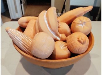 Terra Cotta Bowl/Fruit