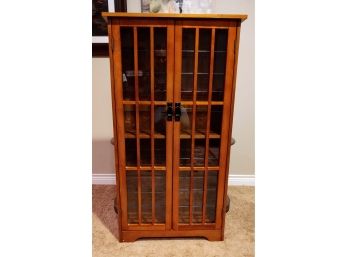 Mission Style Display Cabinet