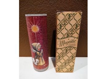 Vintage Majestic Cylinder Candle