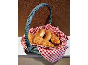 Basket W/Fake Breads