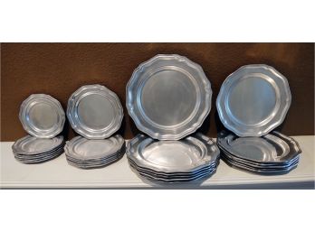 Vintage Wilton Columbia Pewter Set