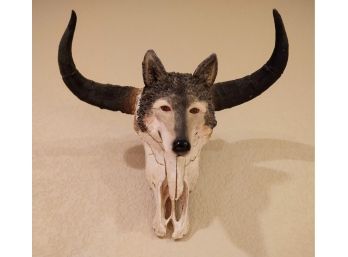 Resin Steer Skull/Wolf Head