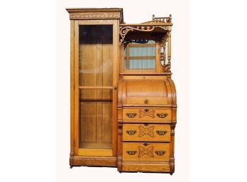 Antique Oak Secretary