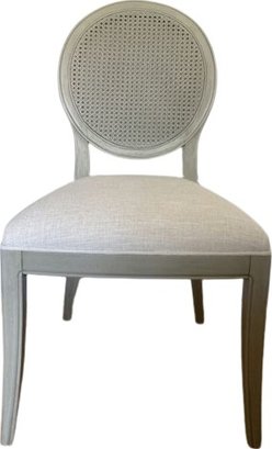 Sage Medallion Side Chair 21x19x39 With Cane Backing.
