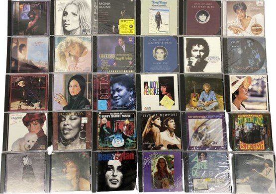 Collection Of CDs (145) Including Bob Dylan, Tina Turner, Barbra Streisand And More! Many Unopened!