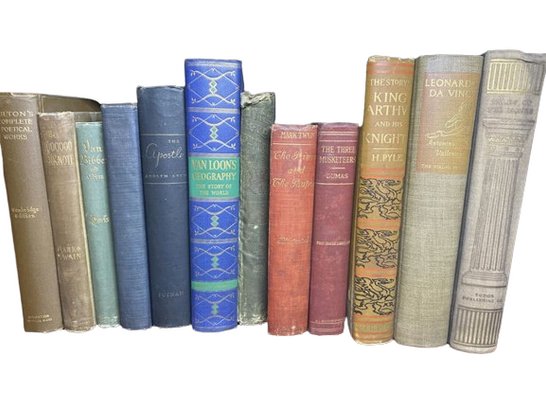 Collection Of Vintage Books From Mark Twain, Putnam, Davis And More!