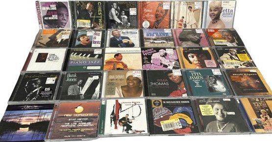 30 Unopened Jazz CDs, Etta James, Muddy Waters, Martha Reeves And Many More
