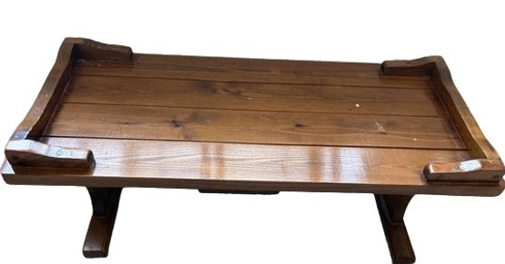 Solid Wood Coffee Table Varnished 170 H X 47 L X 21 Deep