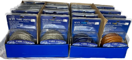 18ft Tube Lights Of Varying Colors In Boxes (24 Total)