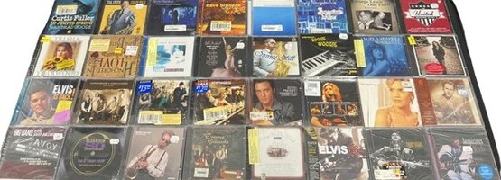 30 Unopened CD Lot, Includes, Curtis Fuller, Tab Smith, Alison Krauss & Union Station And Many More