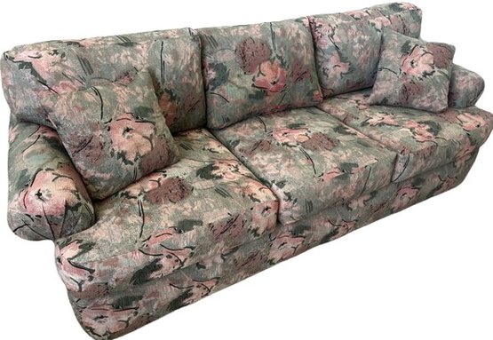 Selig Floral Couch, 86x36x27