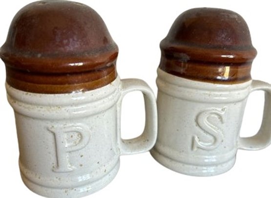 Vintage Salt And Pepper Shakers 5''Tall