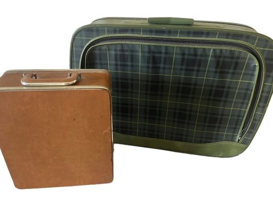 Two Vintage Suitcases.
