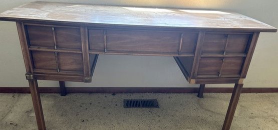 Hand Crafted Writers Desk (some Wear And Tear, See Photos For Details) 29 H X 57 W X 24 D