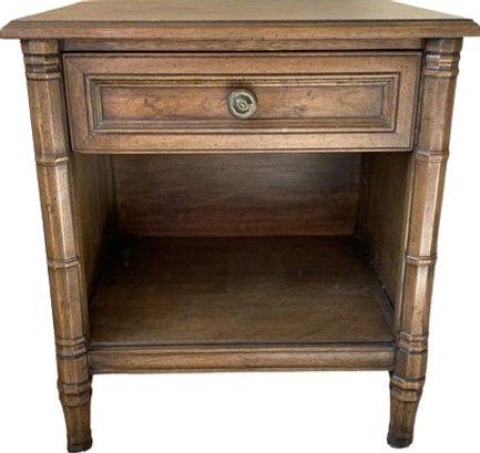Hendron Fine Furniture Wood Side Table: 22x18x24