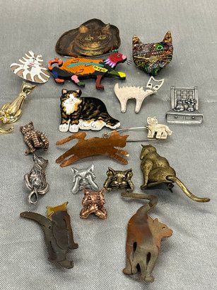 Assorted Cat Lapel Pins